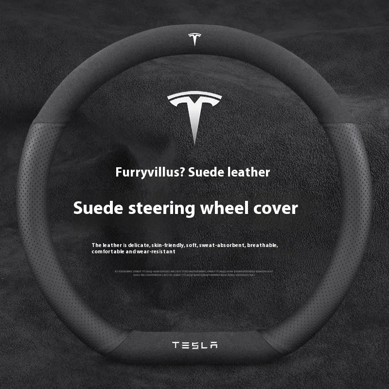 Zamszowy, antypoślizgowy pokro – Car Steering Wheel Cover Anti Slip Breathable recenzja i cena