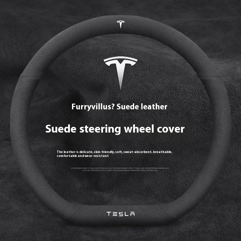 Zamszowy, antypoślizgowy pokro – Car Steering Wheel Cover Anti Slip Breathable recenzja i cena