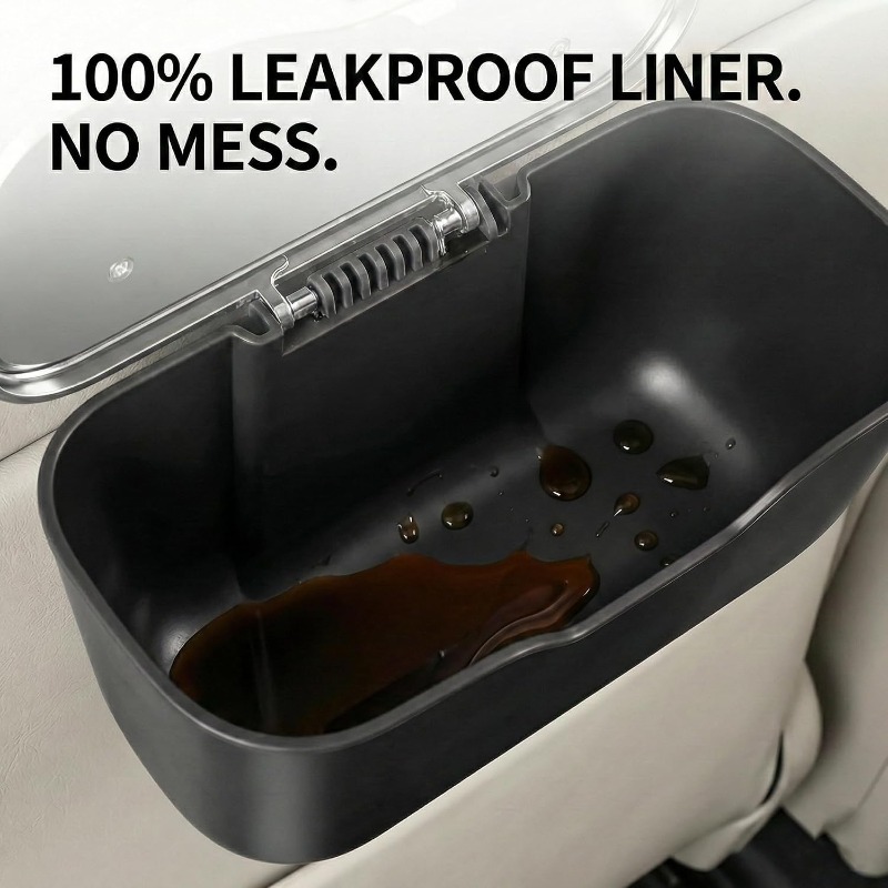 Pojemnik na śmieci do samochod – Waterproof Car Trash Can With Lid recenzja i cena