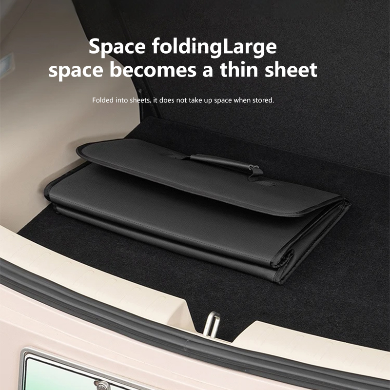 Skórzany organizer do bagażnik – Car Trunk Organizer Foldable Storage Box recenzja i cena