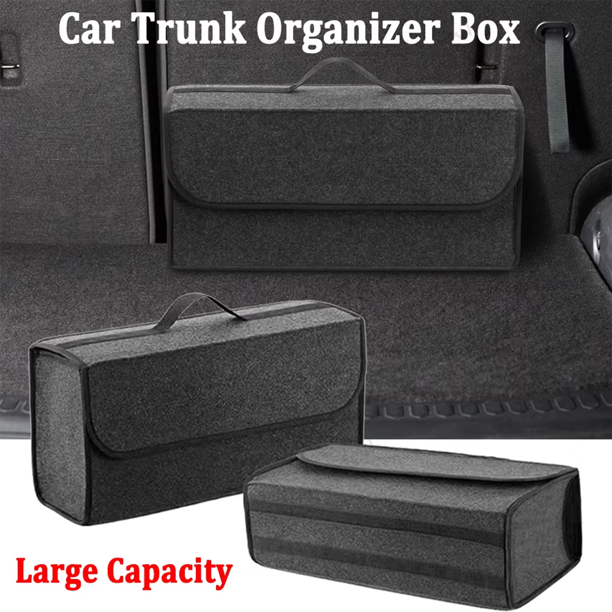 Organizer do bagażnika samocho – Car Trunk Organizer Foldable Storage Box recenzja i cena
