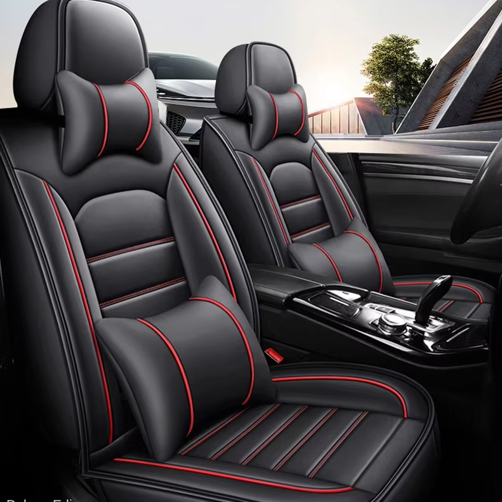Niska Cena Elastyczne Pokrowce – Leather Car Seat Covers Full Set Universal recenzja i cena