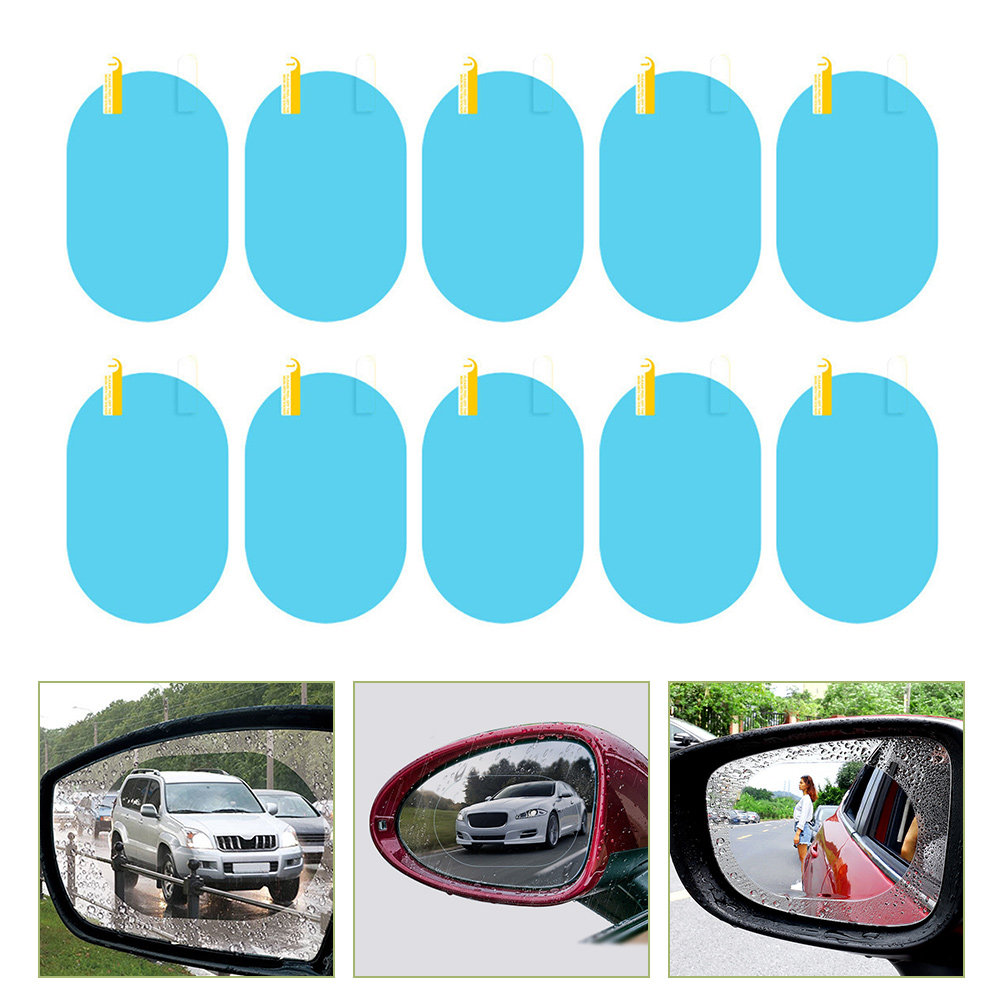 5 par folii przeciwdeszczowych – Anti Glare Car Rearview Mirror Film recenzja i cena