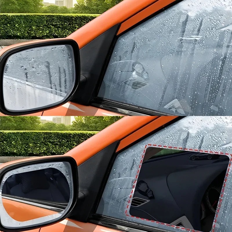 Naklejka ochronna na lusterka  – Anti Glare Car Rearview Mirror Film recenzja i cena
