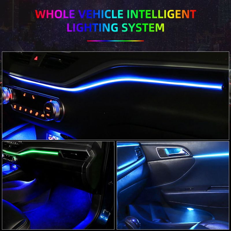 LED-owe oświetlenie ambientowe – Led Ambient Interior Car Lights App Control recenzja i cena