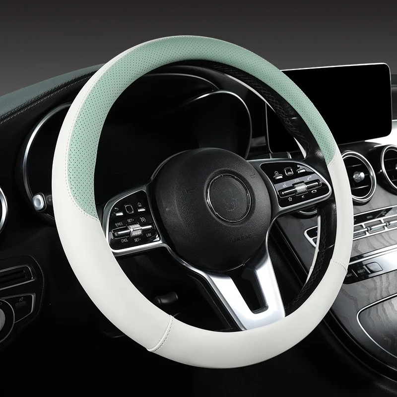Perforowana skóra Nappa Pokrow – Car Steering Wheel Cover Anti Slip Breathable recenzja i cena