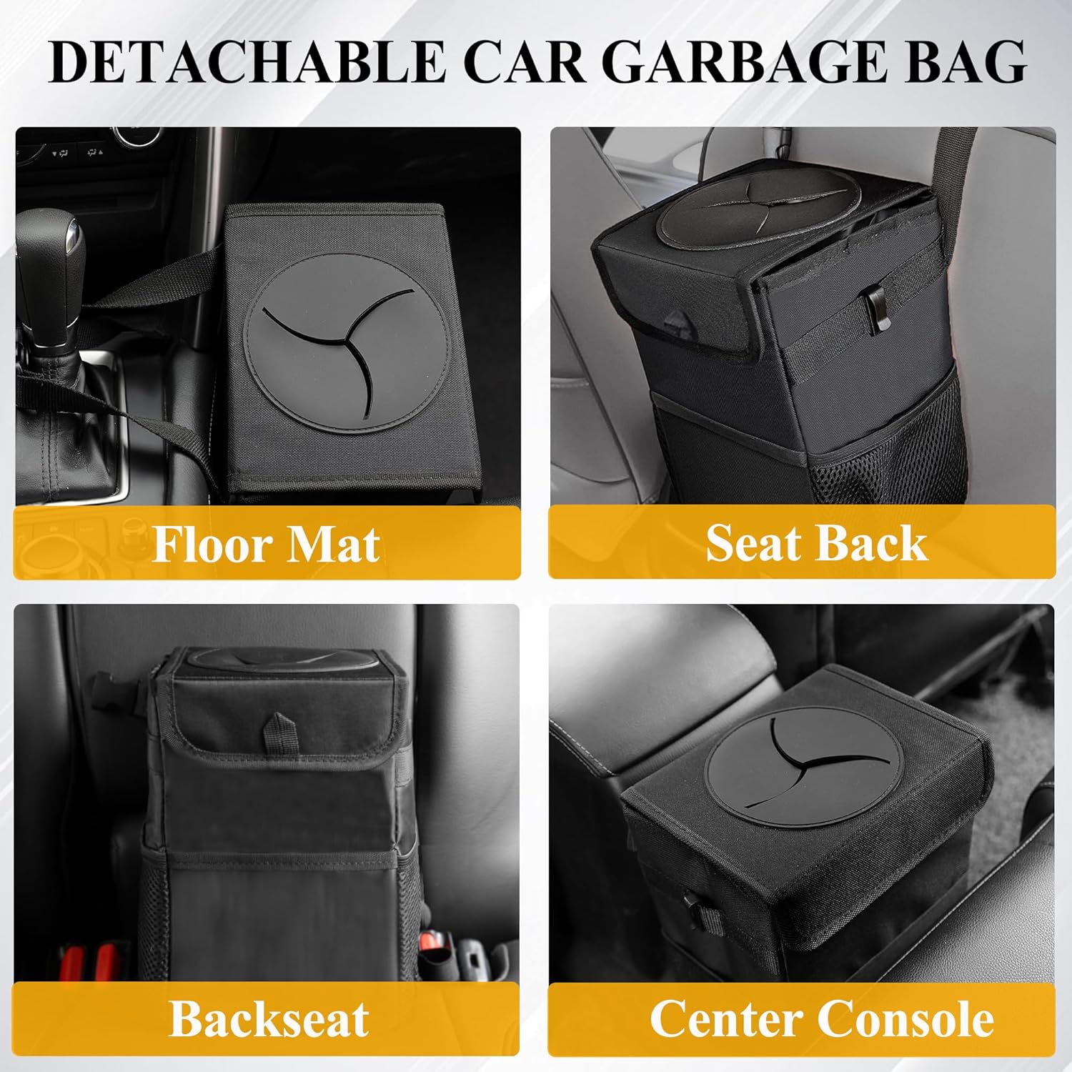 Samochodowy kosz na śmieci 3 w – Waterproof Car Trash Can With Lid recenzja i cena