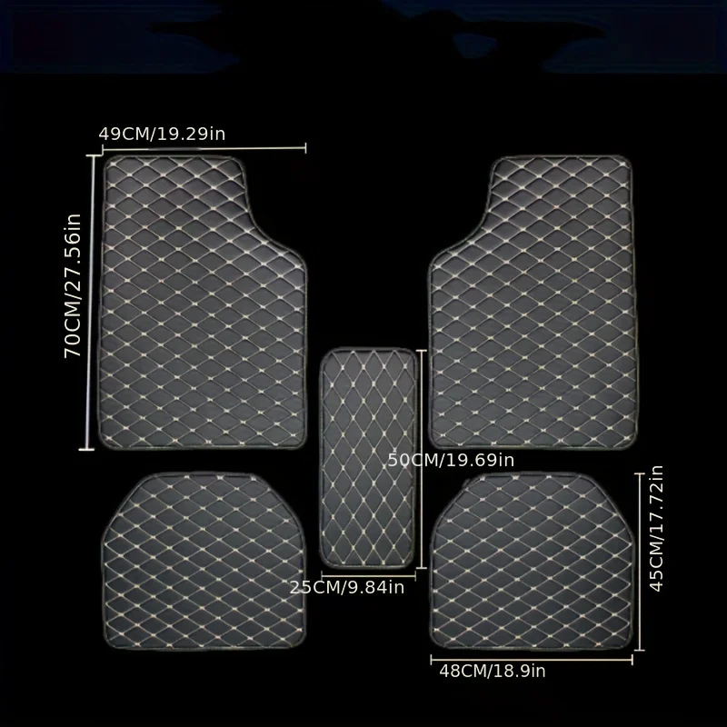5-częściowy uniwersalny zestaw – Car Floor Mats Universal Waterproof Leather recenzja i cena