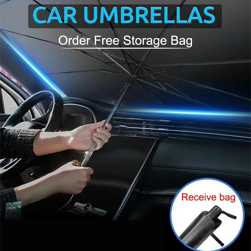 Składana osłona przeciwsłonecz – Car Sunshade Windshield Umbrella Foldable recenzja i cena