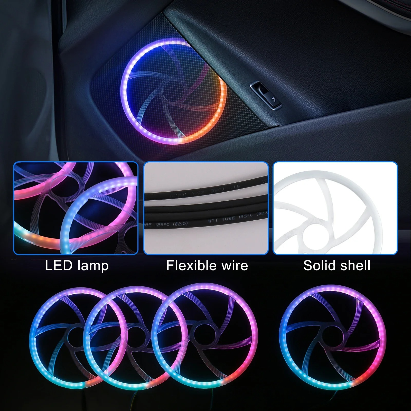 22 w 1 Premium Samochodowe Ośw – Led Ambient Interior Car Lights App Control recenzja i cena