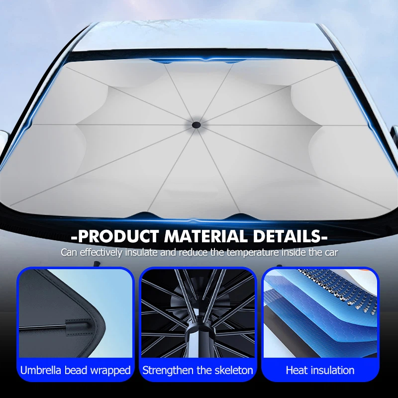Składana osłona przeciwsłonecz – Car Sunshade Windshield Umbrella Foldable recenzja i cena