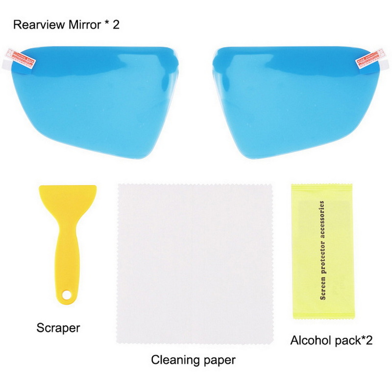 2szt Folia przeciwdeszczowa na – Anti Glare Car Rearview Mirror Film recenzja i cena
