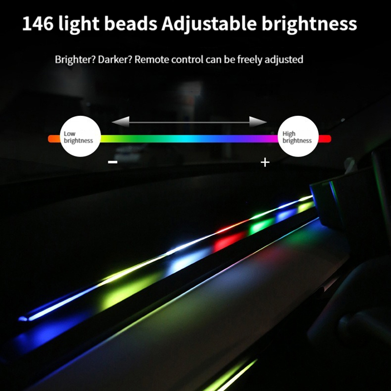 Samochodowe oświetlenie otocze – Led Ambient Interior Car Lights App Control recenzja i cena