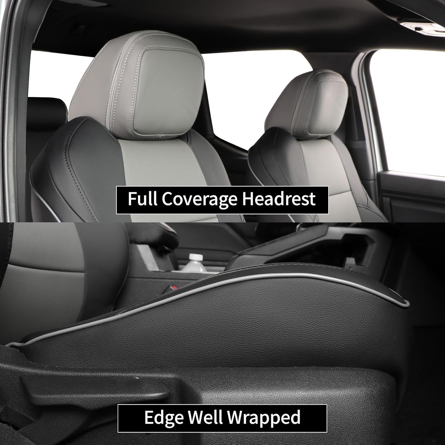 Pokrowce na siedzenia samochod – Leather Car Seat Covers Full Set Universal recenzja i cena