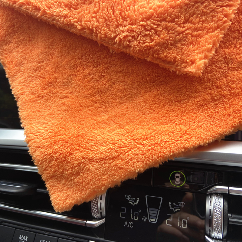 Lucullan 40x40cm pomarańczowy  – Microfiber Car Drying Towel Super Absorbent recenzja i cena