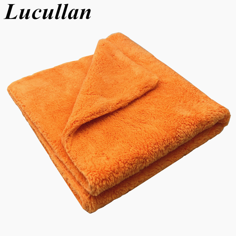 Lucullan 40x40cm pomarańczowy  – Microfiber Car Drying Towel Super Absorbent recenzja i cena